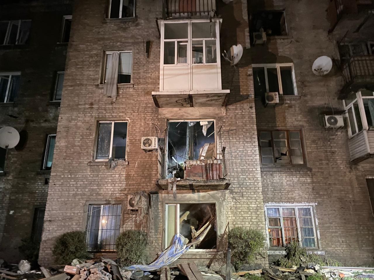 Удар по Кам'янському